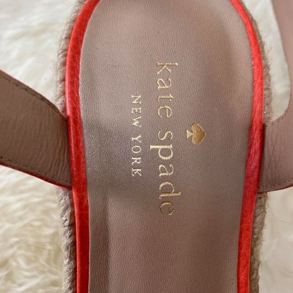 ❣️HP❣️Kate Spade ankle strap platform sandal, 8m - Picture 5 of 9